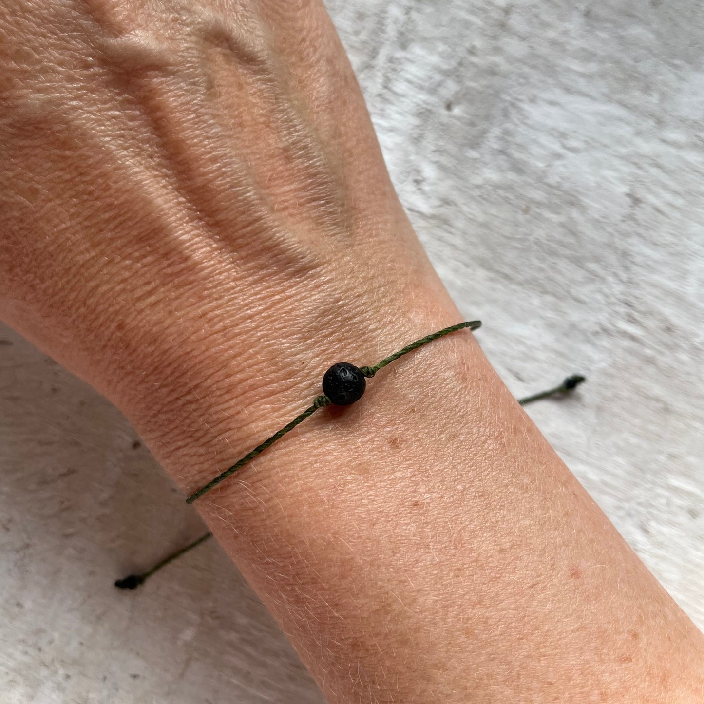 Minimalist Volcanic Lava Bead Aromatherapy Bracelet