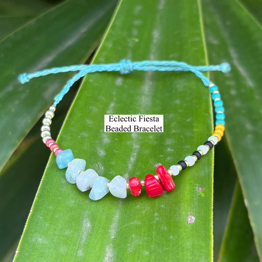 Eclectic Fiesta Beaded Bracelet - Costa Fiesta Summer ‘23 Collection