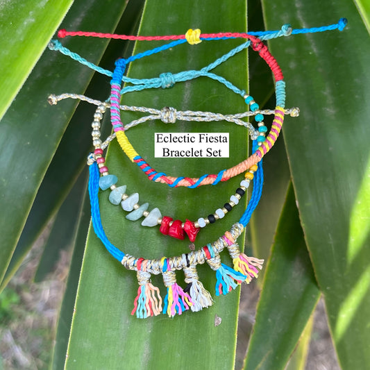 Eclectic Fiesta Bracelet Set - Costa Fiesta Summer ‘23 Collection