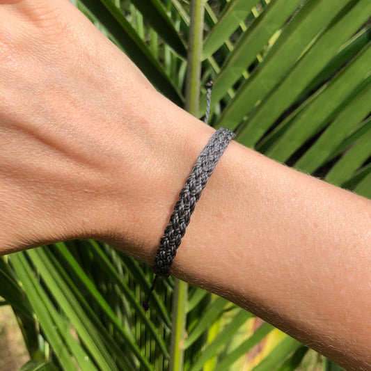 Woven Braided Beach Bracelet - Solid Color