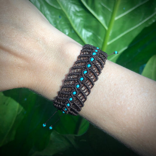 Herringbone Hand Knotted Bracelet