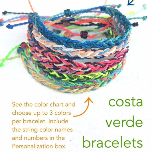 Multicolor Braided Bracelets