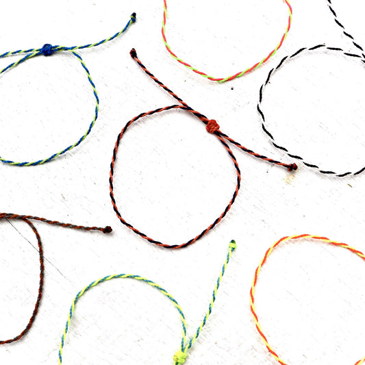 Minimalist Twisted Multicolor Bracelet