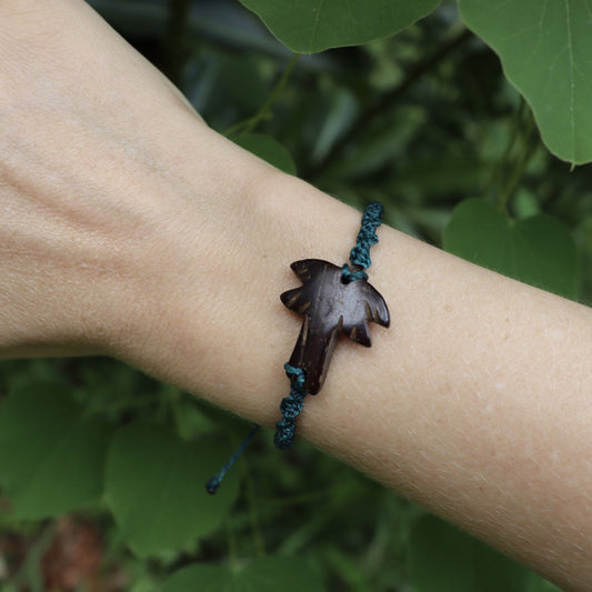 Coconut Palm Tree Macrame Bracelet