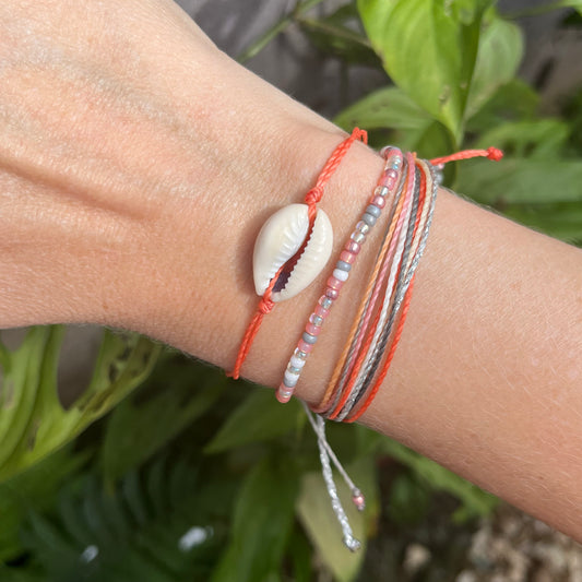 Cowrie Shell Bracelet Set