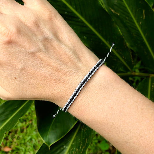 Reversible Stripes Surfer Bracelet - Flip It!