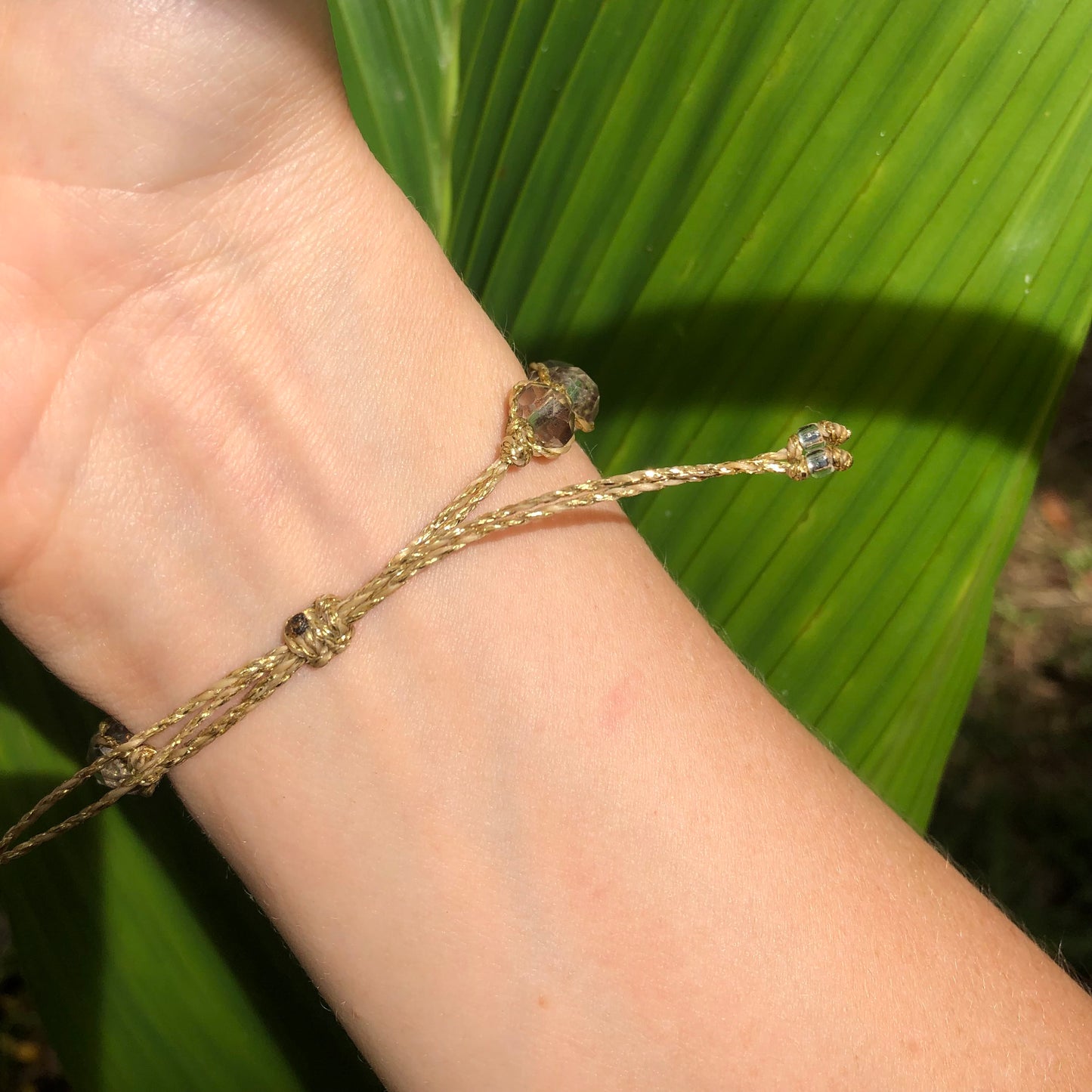 Crystal Macrame Bracelet