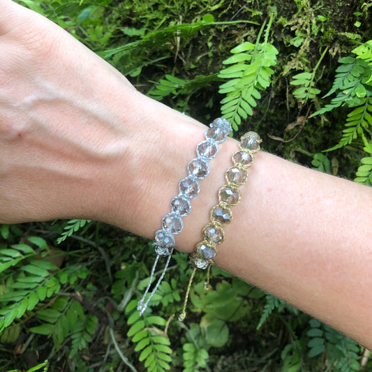 Crystal Macrame Bracelet