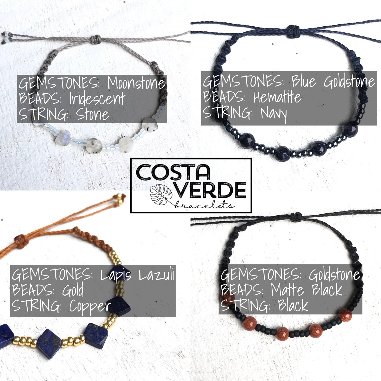 Gemstone Beaded Bracelet