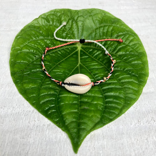 Braided Cowrie Bracelet