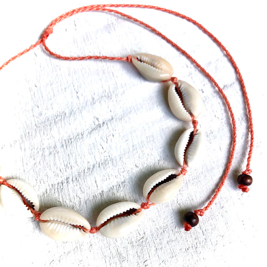 Beachy Cowrie Shell Necklace