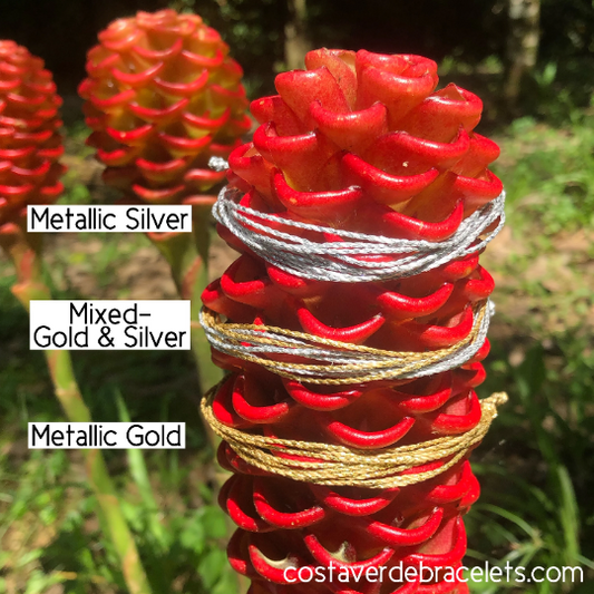 Metallic Cord Waterproof Bracelet
