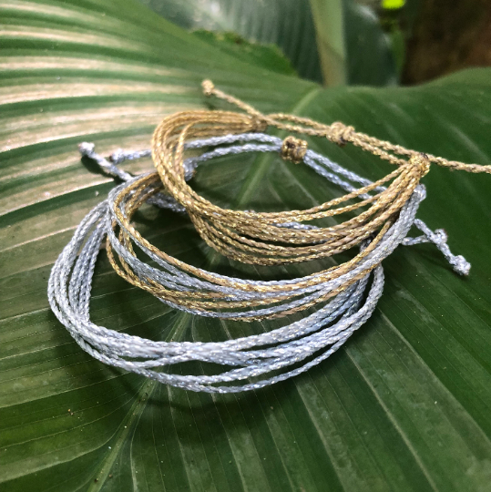 Metallic Cord Waterproof Bracelet
