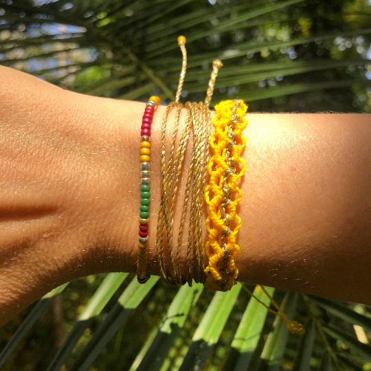 Metallic Cord Waterproof Bracelet