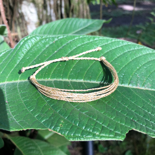 Metallic Cord Waterproof Bracelet