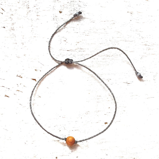 Minimalist Wood Bead Aromatherapy Bracelet