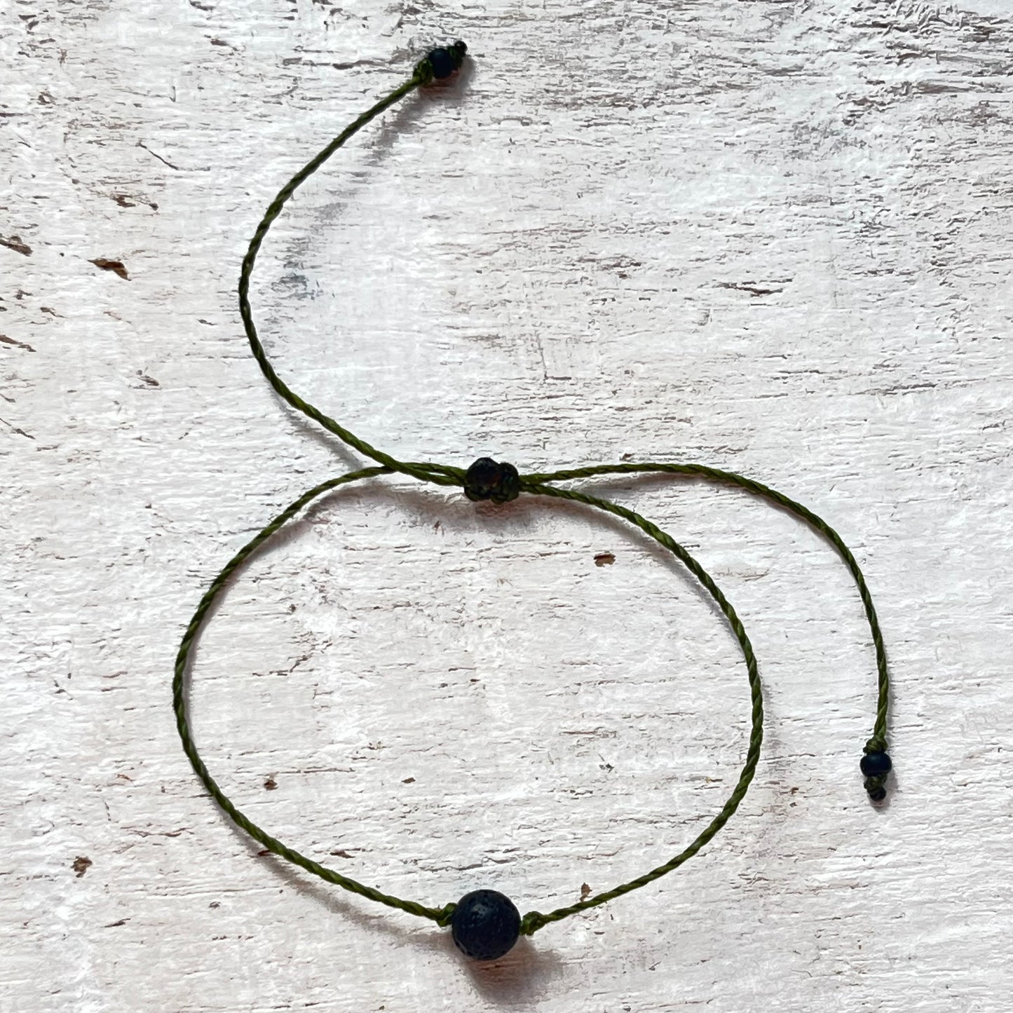 Minimalist Volcanic Lava Bead Aromatherapy Bracelet
