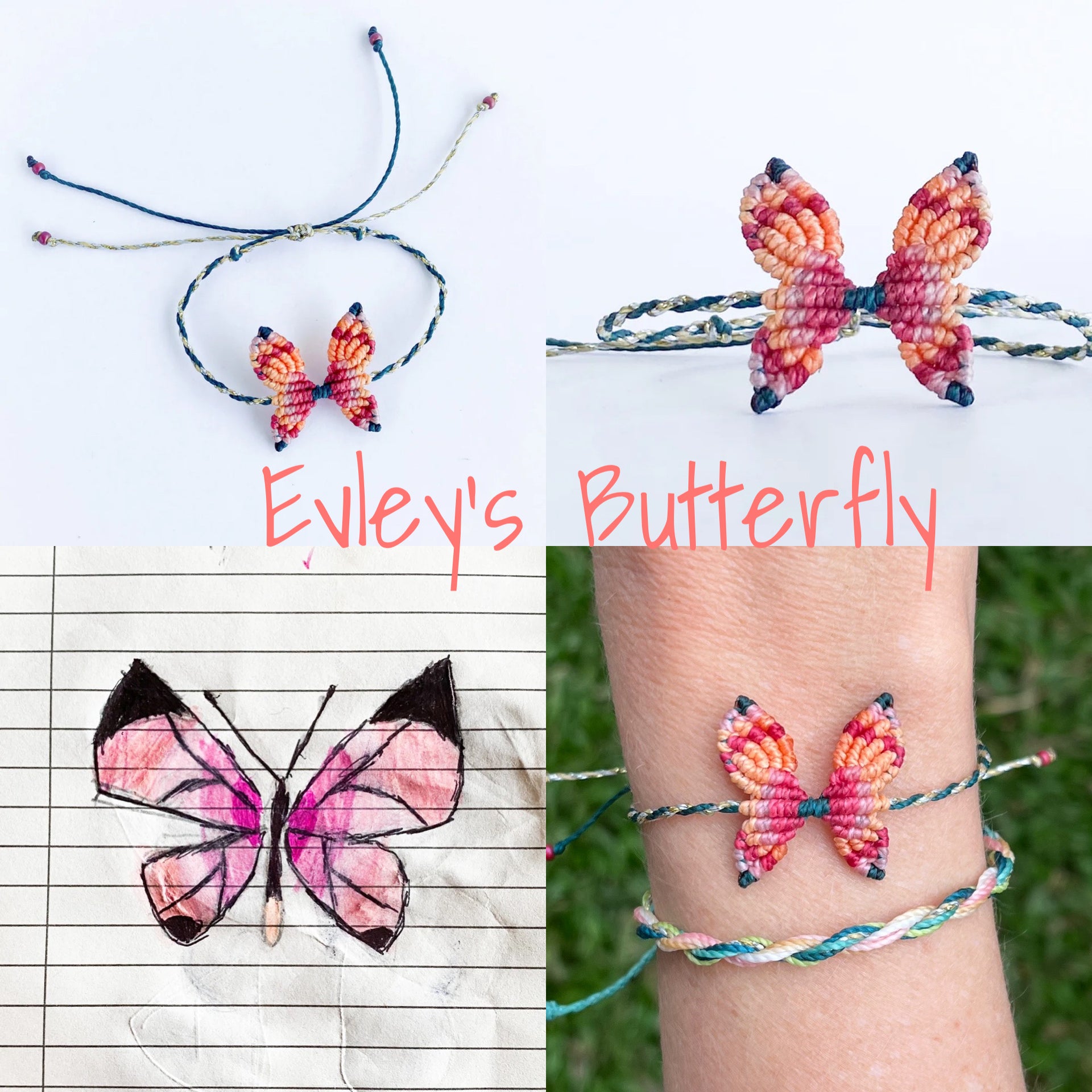 How To Make Butterfly Friendship Bracelet Handmade Butterfly