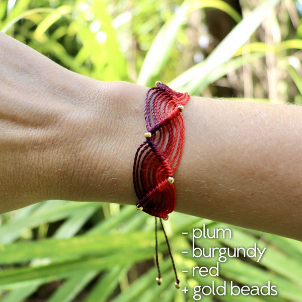 Favorite Handwoven Macrame Bracelet with Seed Beads - Choose your own colors!