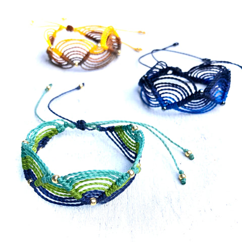 Favorite Handwoven Macrame Bracelet with Seed Beads - Choose your own colors!