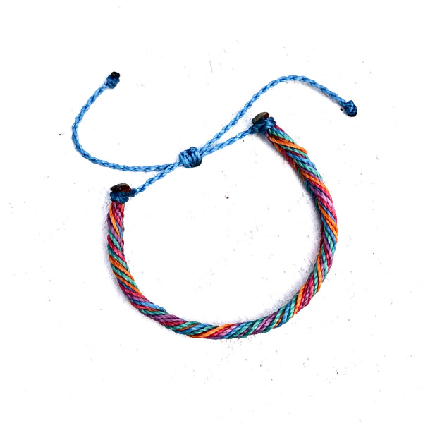 Colorful Fishtail Braided Bracelet - Costa Rican Jewelry