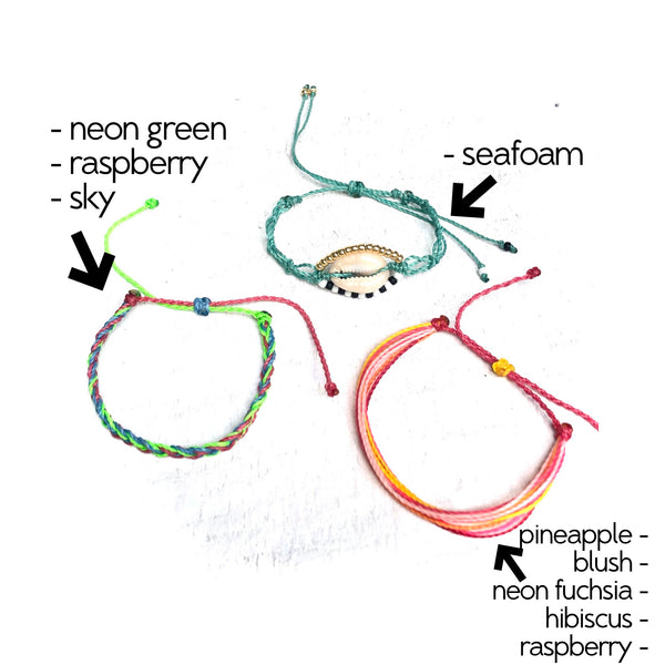 Colorful Eclectic Bracelet Set - Personalize the colors!