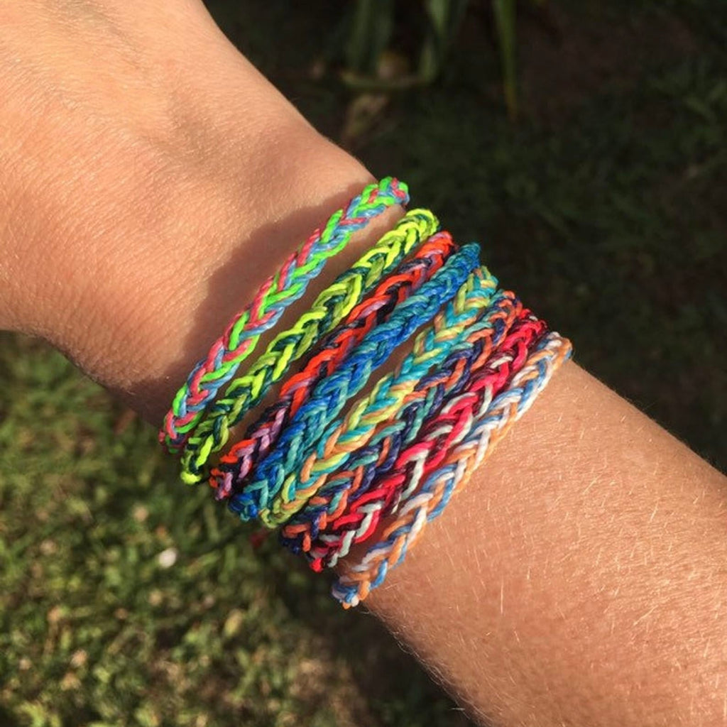 Bulk Colorful Braided Bracelets - 3 Colors - Wholesale 1 Bracelet