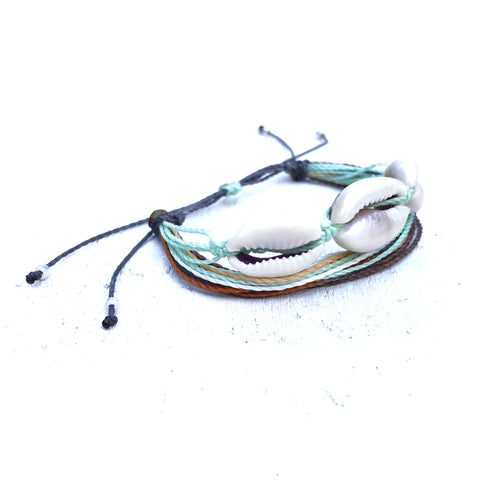 Cowrie String Bracelet - You choose the colors!