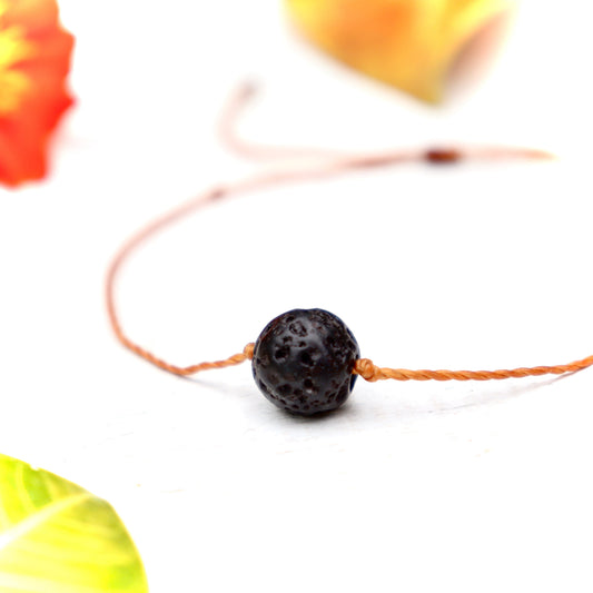 BULK Volcanic Rock Lava Bead Bracelet