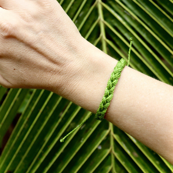 Solid Braid Beach Bracelet - Choose from over 40 different colors!