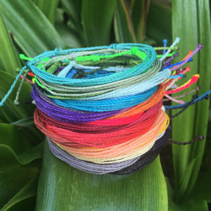 BULK Solid Color String Bracelet - 1 color - Wholesale Discount