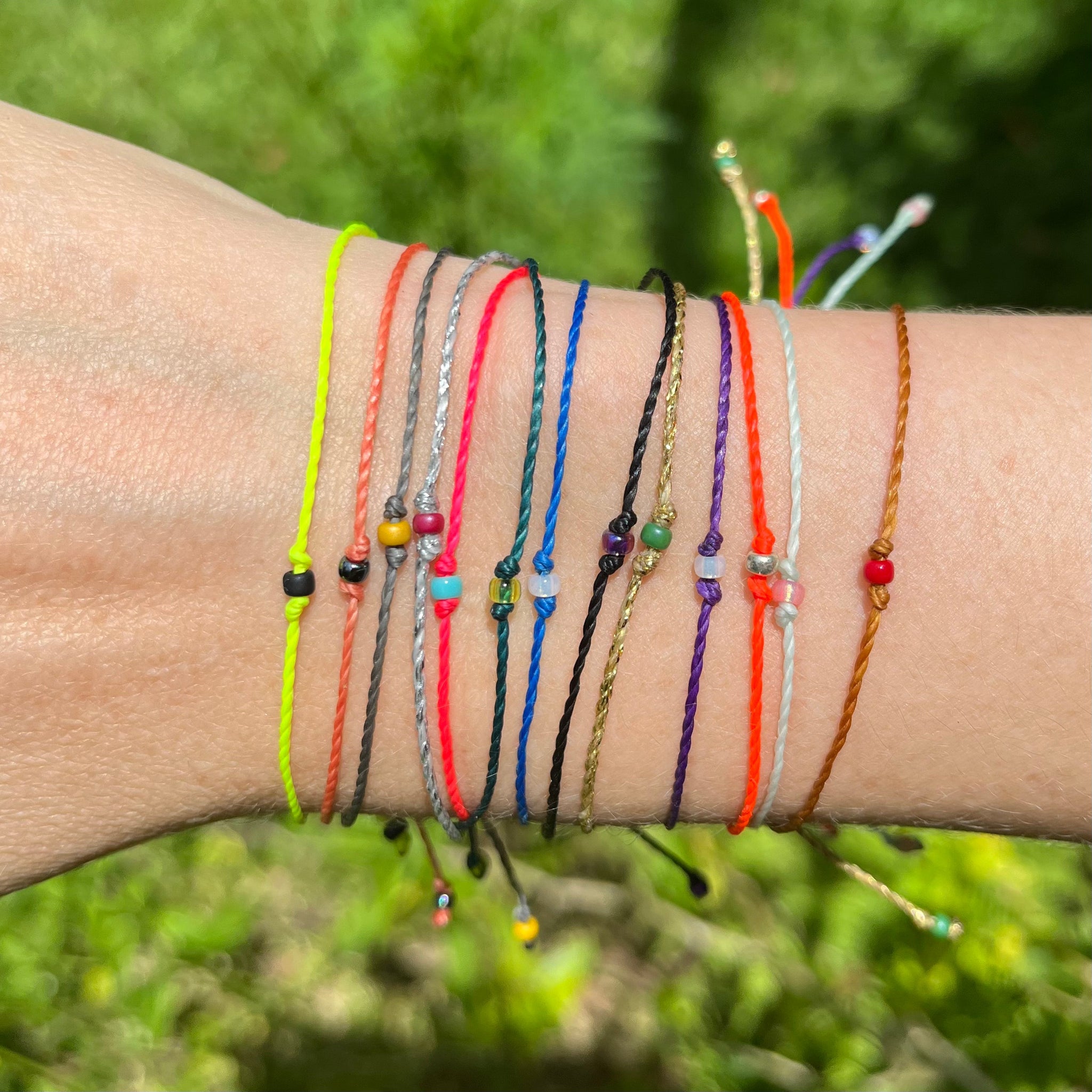 Three Line Multi Colour Bracelet – Enumu