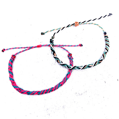 Striped Spiral Bracelet - Choose up to 4 colors!