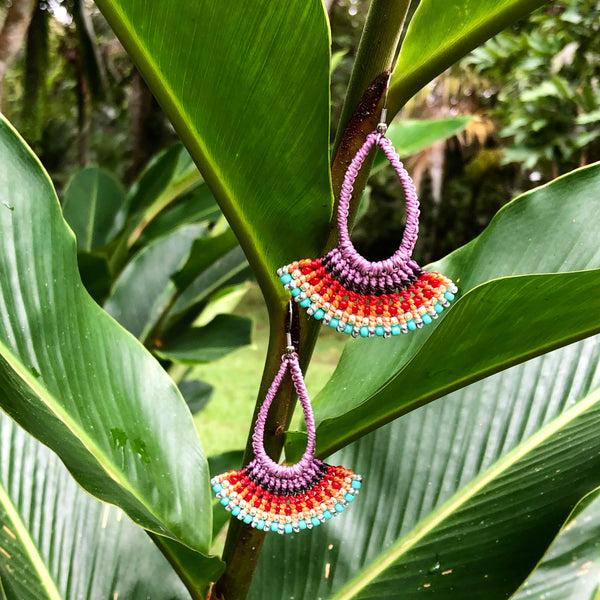Tropical Fiesta Earrings - You choose the colors!