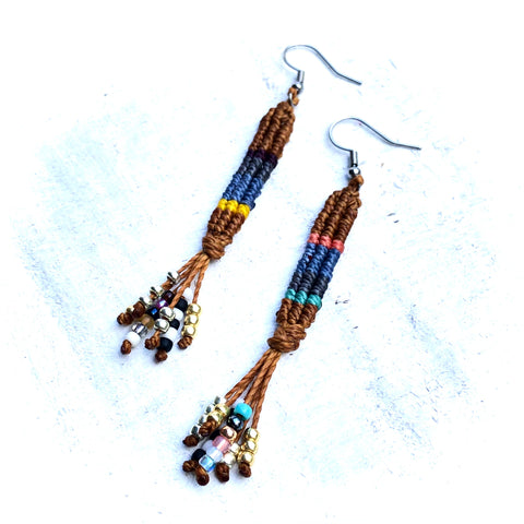 Tamarindo Upcycled Earrings - Unique to you!