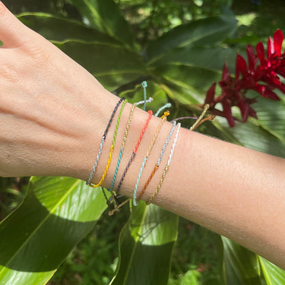 Minimalist Twisted Bracelet - Color Block