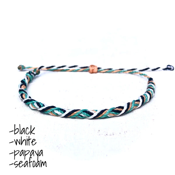 Striped Spiral Bracelet - Choose up to 4 colors!