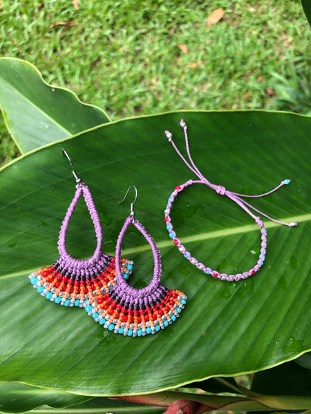 Tropical Fiesta Earrings - You choose the colors!