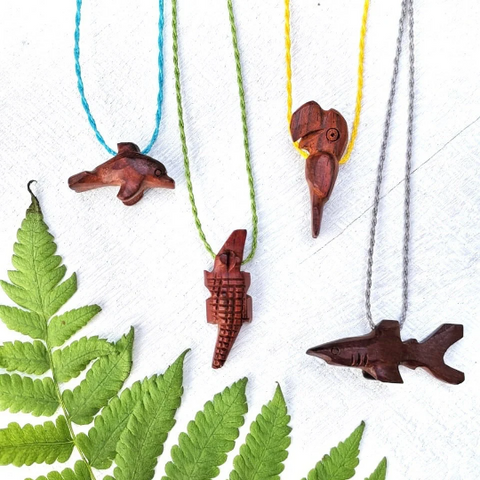 BULK Costa Rica Pendant Macrame Necklace - Choose from 11 designs!